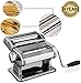 Produktbild Oppikle Pasta Maker Machine,Hand Crank Noodle Maker Stainless Steel Noodles Cutter with Clamp for Spaghetti Lasagna Tagliatelle Walze Maschine mit Cutter für Frische Spaghetti Tagliatelle Fettuccine