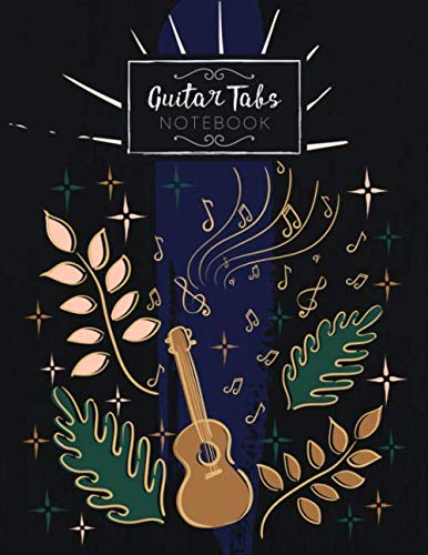 Blank Guitar Tablature Notebook, 120 Pages, 8.5 x 11" | Guitar Music Tabs Journal for Music Notes / Composition | Great Gift Idea for Music Students, Hobbyists, Professional Guitar Players / Teachers