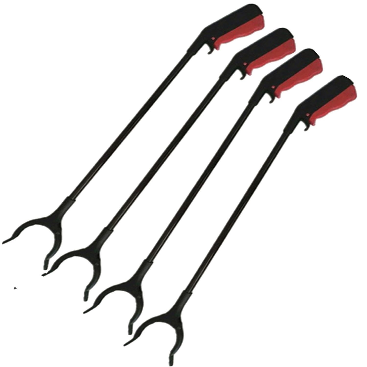 Odaima Reacher Grabber Tool 1/2 /4 pack,Grabbers for Elderly 12/24inch Trash Claw Grabber Litter Picker Lightweight Handy Trash Claw Grabber Trash Gripper(60cm (4PCS))