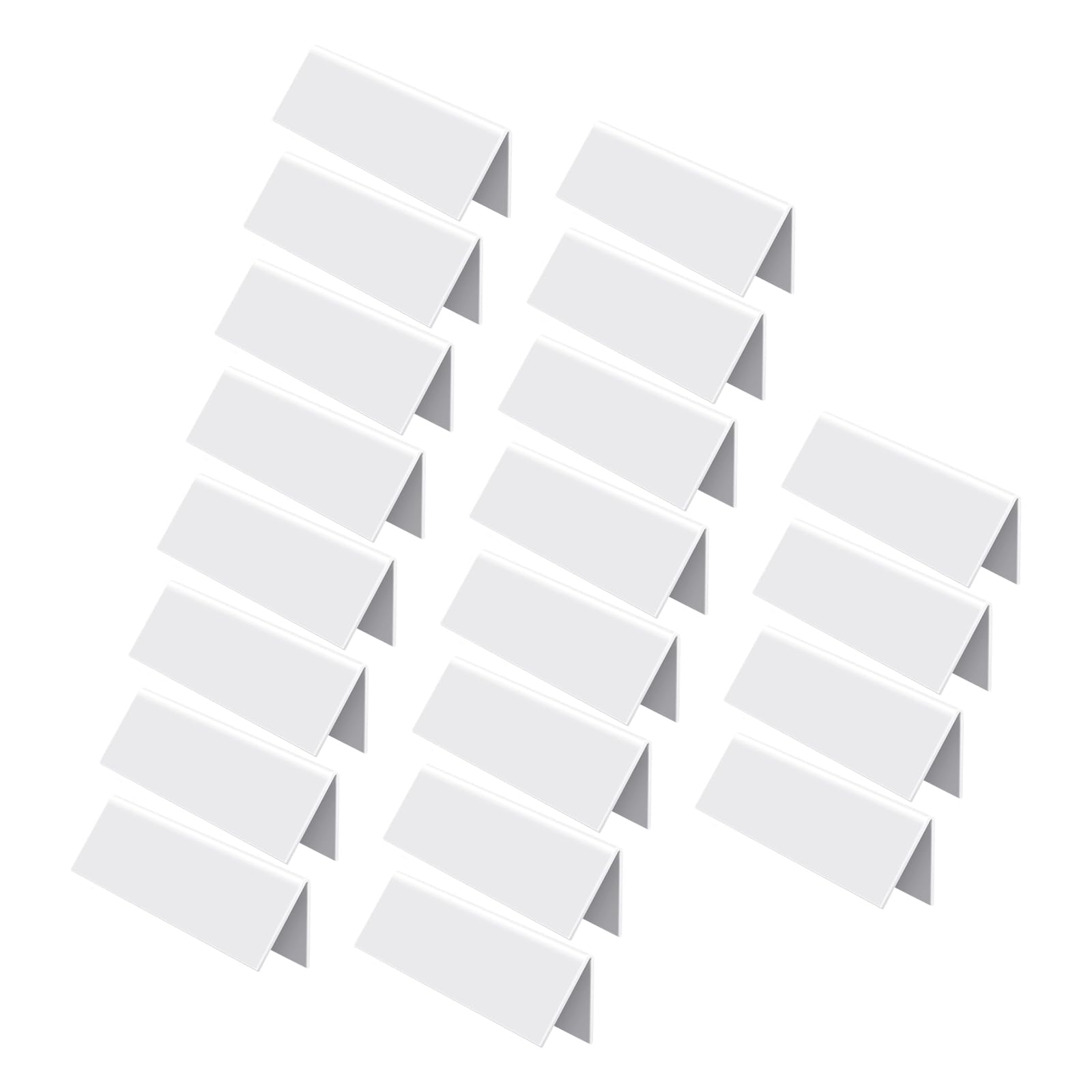 20 marcadores de identificación acrílicos con triangular