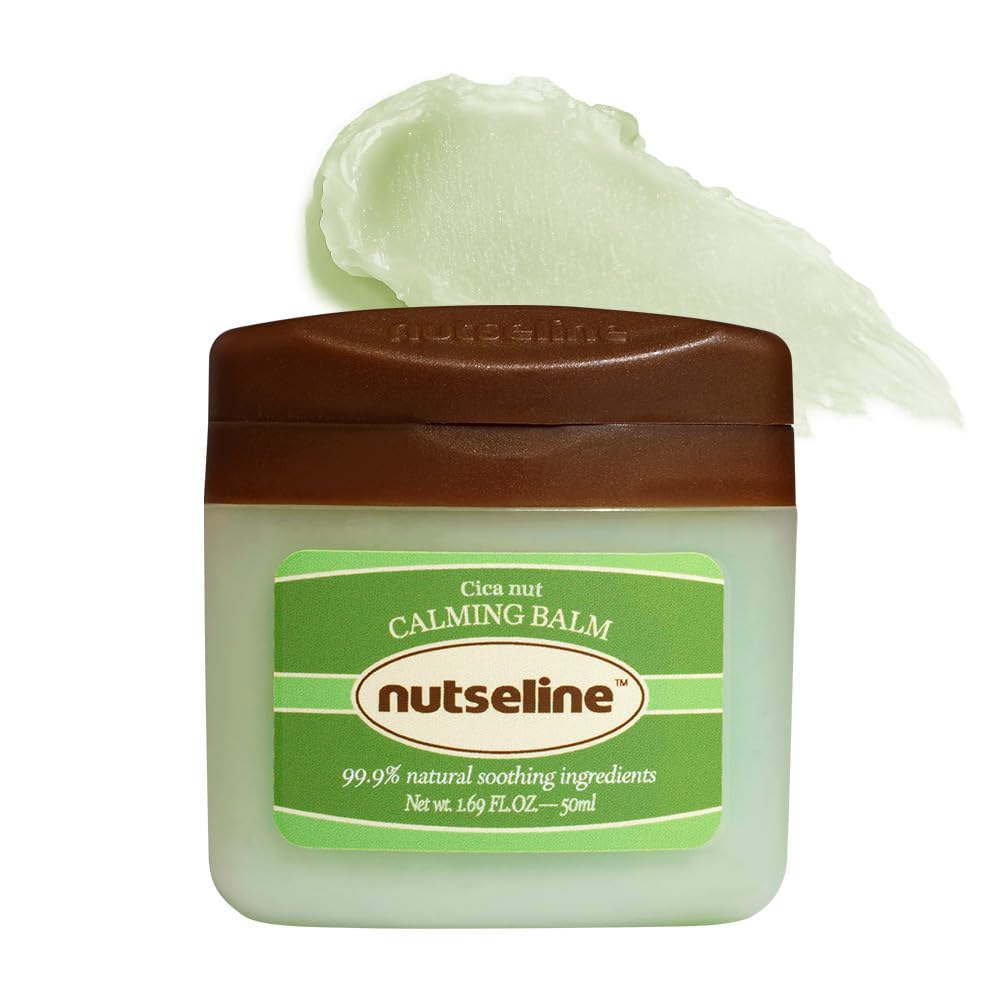 Cica Nut Calming Balm -Korean Skin care- dermatologist tested for Sensitive, Irritated Skin, 99% Plant-Based, Hypoallergenic, Vegan (1.69 fl oz)