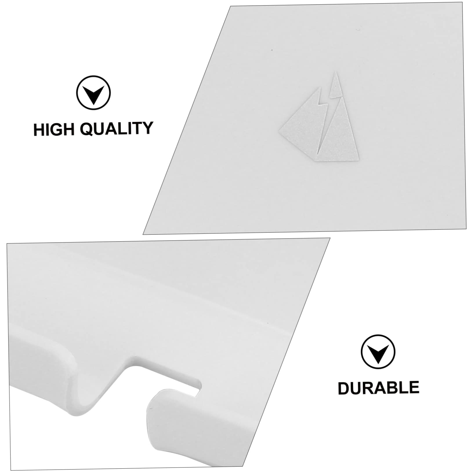 OSALADI 2pezzi Supporto Telefonico Da Muro Acrilico Senza Foratura Per Cucina e Bagno Supporto Per Smartphone e Tablet Facile Installazione e Ricarica Resistente e Durevole