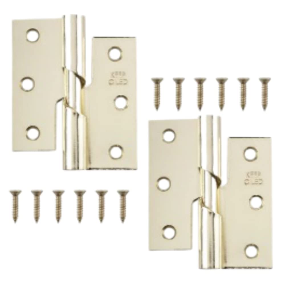 Sisi Uk Right Handed Rising Butt Door Hinges Brass Plated Steel 3 Inch Rising Butt Hinge Folding Door Hinge Folding Butt Door Hinges For Internal External Doors Solid Doors Square Corners 1 Pair