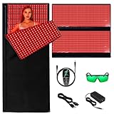 Red Light Therapy for Body, Red Light Therapy Pad 2560 LEDs Red Light Therapy Mat 660nm Red Light-Therapy& 850nm Infrared Light Device for Face and Body Large Blanket for Pain Relief Skin Health -  ADVARAYS