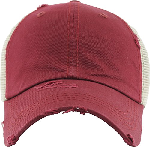 Image of Classic Plain Ponytail Messy High Bun Headwear Adjustable Cotton Trucker Mesh Glitter Hat Baseball Cap