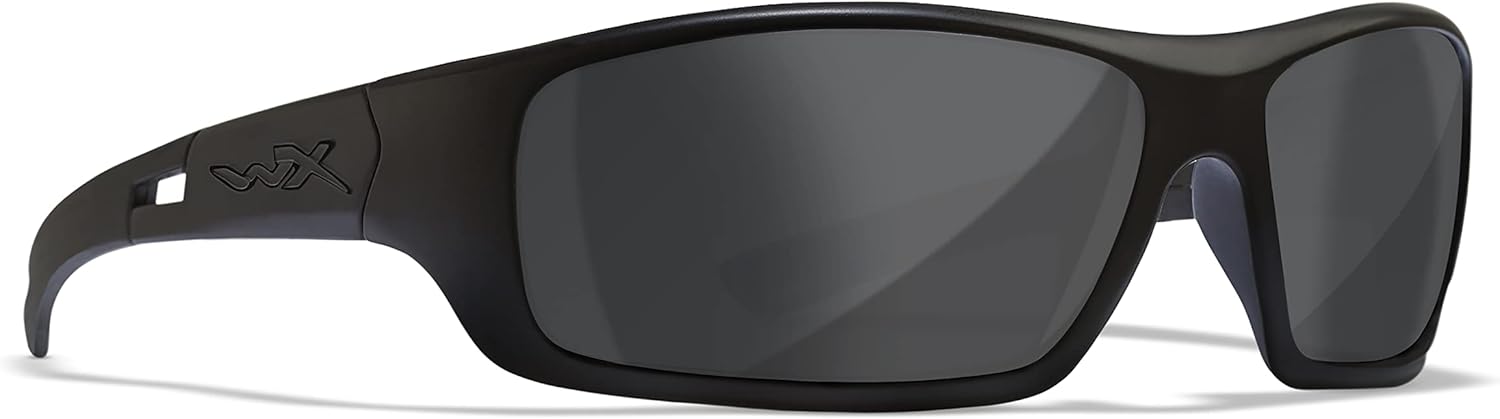 Wiley X Slay Sunglasses, Safety Glasses for Men and Women, UV Eye Protection for Shooting, Fishing, Biking, and Extreme Sports, Matte Black Frames, Grey Tinted Lenses Ballistic Rated - Image 4