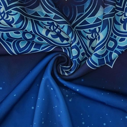 Image of Explore Land Travel Luggage Cover Air Approve Suitcase Protector Fits 18-32 Inches Case, Blue Violets, S, Blue Violets