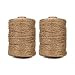 Produktbild Tenn Well 150 m x 2 Rollen Jute-Schnur, 3-lagig, dickes Jute-Seil für Gartenarbeit, Bündeln, Geschenk, Dekoration, DIY Handwerk (braun)