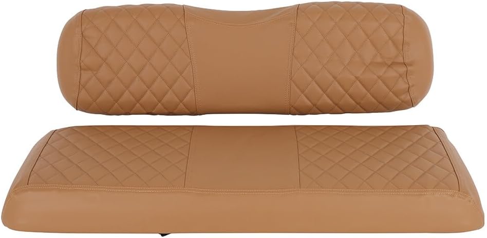 SCITOO Golf Cart Seat Cover for Club Car, EZGO, Yamaha Rear Seat Soft Comfortable Seat Cover, Easy to Install