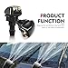 Opuweiy 2PCS Windshield Washer Nozzle, Front Windshield Straight Column Sprayer Replacement, Adjustable Nozzle for Most Cars, Trucks and SUVs, Auto Parts (Black)