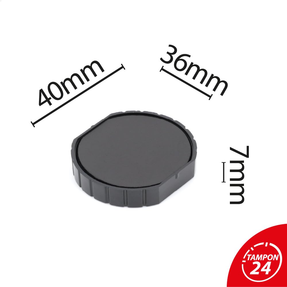 Cartucho de tinta para Colop Printer R30 | Cartucho Colop E/R30 (Pack de 10 - Negro)