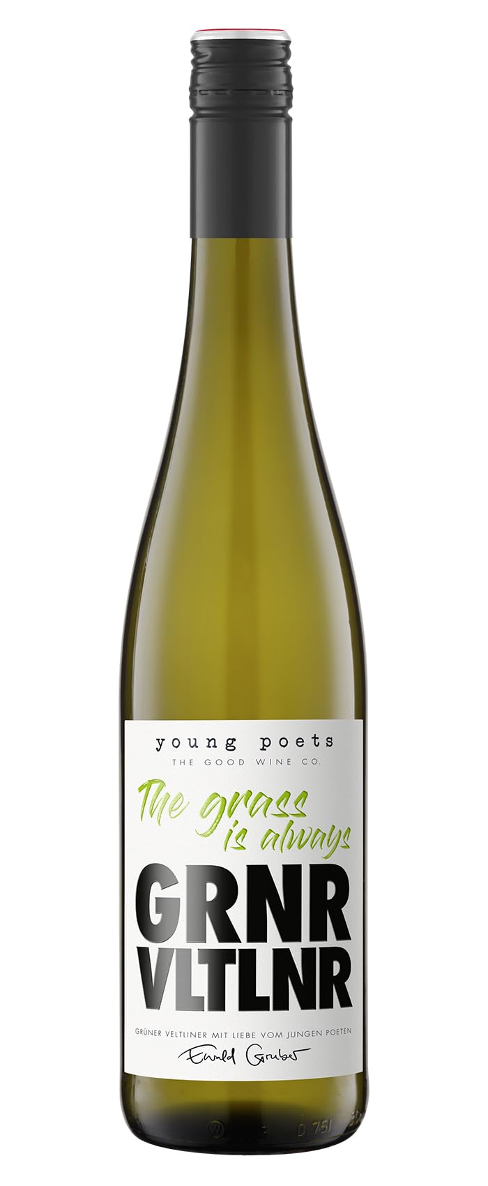 Young Poets The grass is always Grüner Veltliner trocken BIO (1x0.75l)
