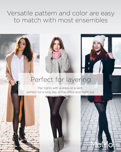 MeMoi Mini Cable Control Top Tights, Comfortable and Lightweight Shaping Tights for Women - Sizes Small to Q24