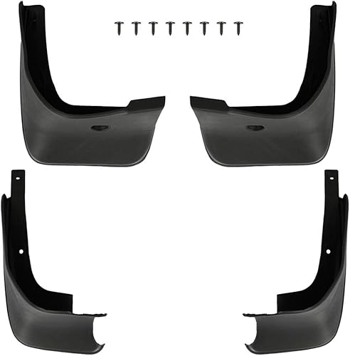 ECCPP Aletas de barro delanteras y traseras para Toyota Corolla 2007 2008 2009 2010 2011 2012 2013