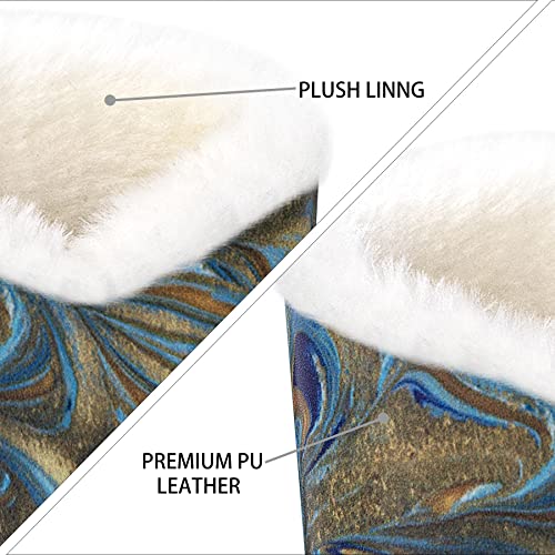 Image of 2 Pcs a Set, Plush Lined Eyeglasses Holder Stand Case Protective Glasses Case for Desks