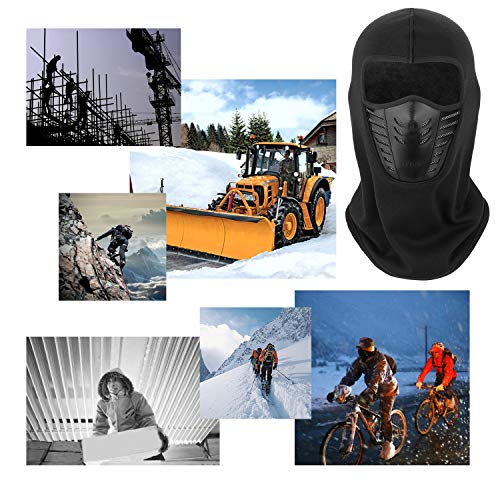Tagvo Balaclava Ski Mask, Winter Fleece Headwear Riding Hood For Men Women #TOP6
