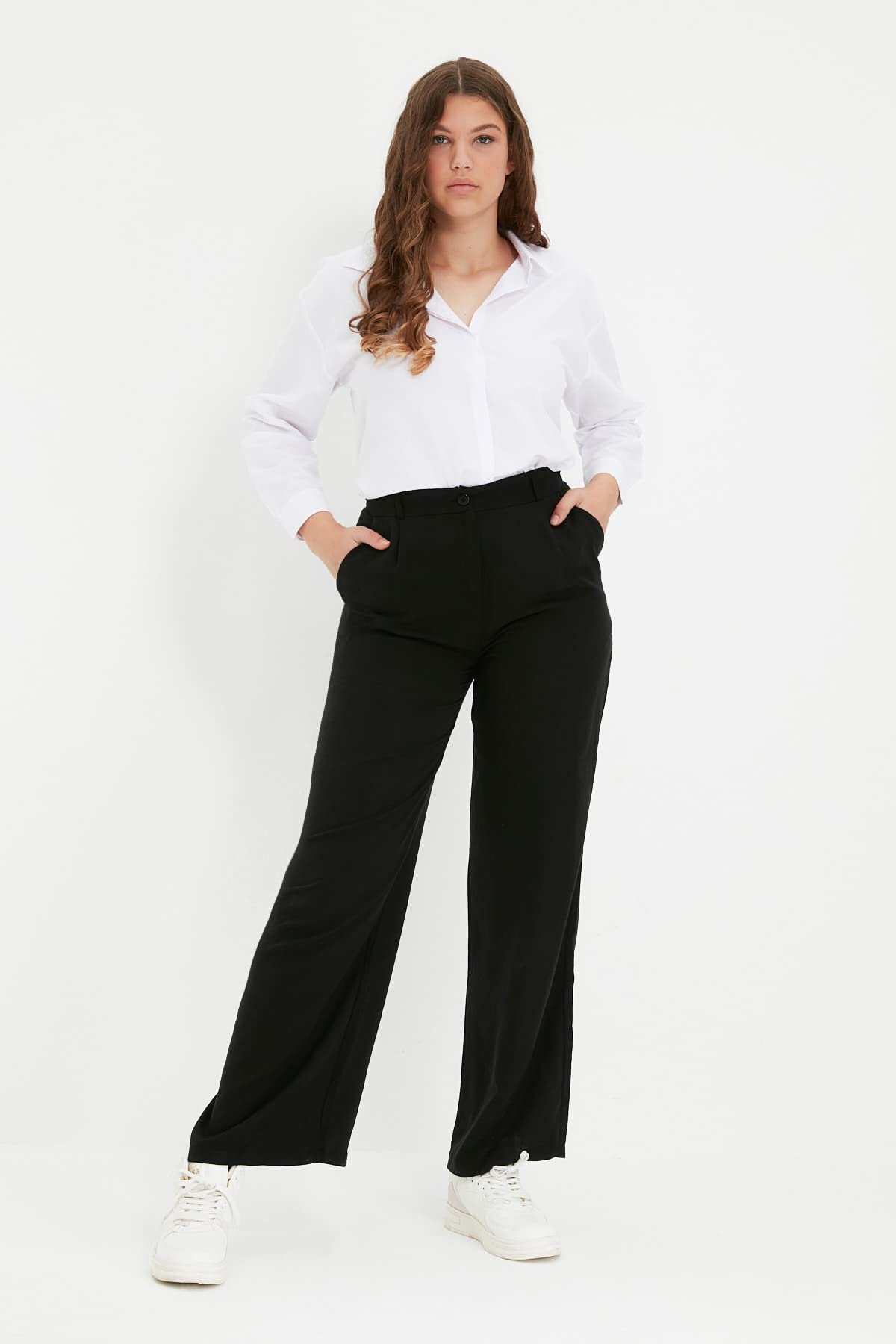 Trendyol Brown Plenty of Trousers - Short - Palais - Femme