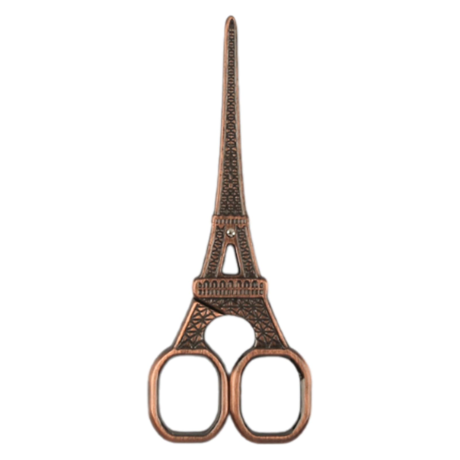 Buxuaaaa Tower Shape Scissors Sewing Craft Scissors Stainless Steel Ergonomic Embroidery Shears for Sewing Crafting Stainless Steel
