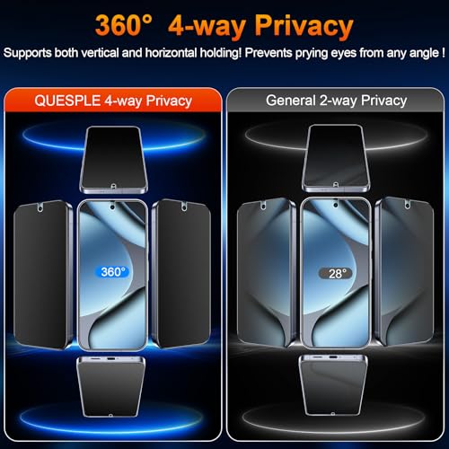 Matte Privacy Screen Protector for Google Pixel 10 Pro [Not Glass] by QUESPLE - Used condition - Image 3