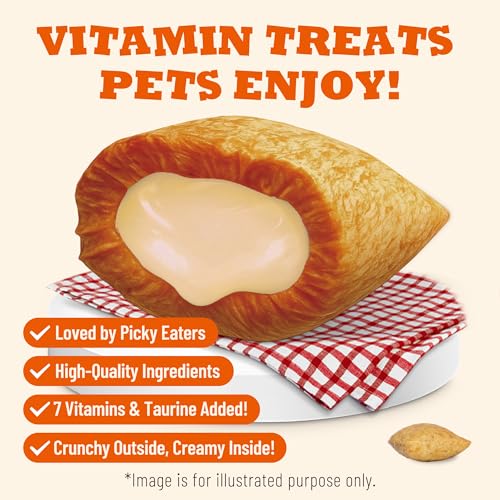 Cat Vitamins Treats with Taurine & Omega-3 13.05oz Chicken Taste - Image 2