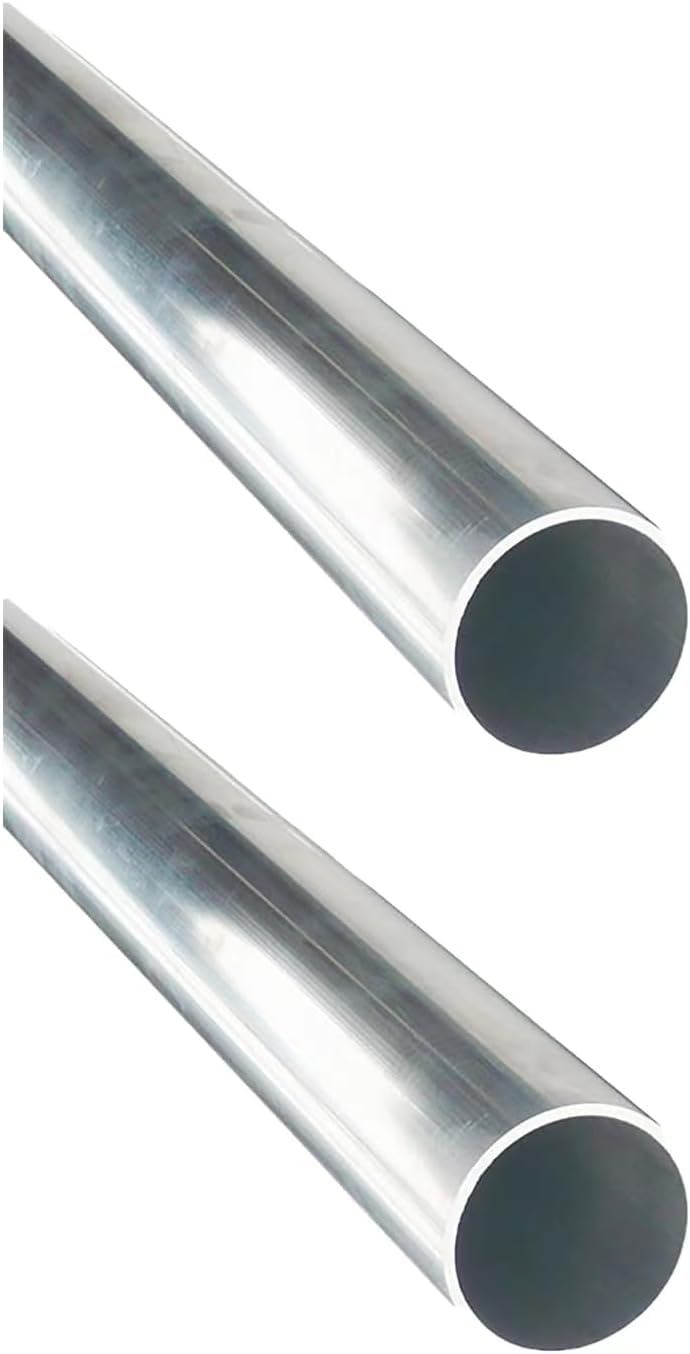 Kwweeoo Aluminum Round Tubing OD 25mm ID 23mm WT 1mm 702.4mm Long 6 Pack, Original color without coating paint Aluminum Round Tube OD x ID x WT x L 0.98 x 0.91 x 0.04 x 27.65