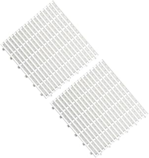 2pcs Slip Floor Mat Shower Mat Non Slip Bath Rug for Bathroom DIY Splicing Floor Pad Drain Holes