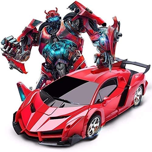 Great Price! Woote Children's Red Deformation Remote Control Car Baby Charging Car Robot Toy 2.4G RC...