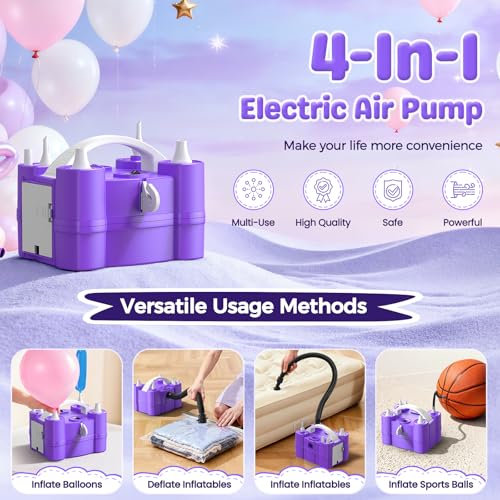 Keaibuding 4-in-1 Electric Balloon Pump