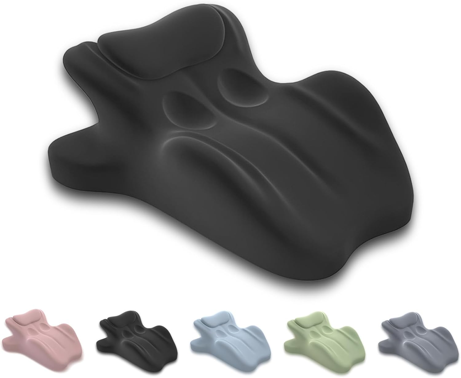 Couples Pillow for Intimacy - 27 Degree Couples Pillow,Intimacy All Perfect Position Easily Postures (Black)