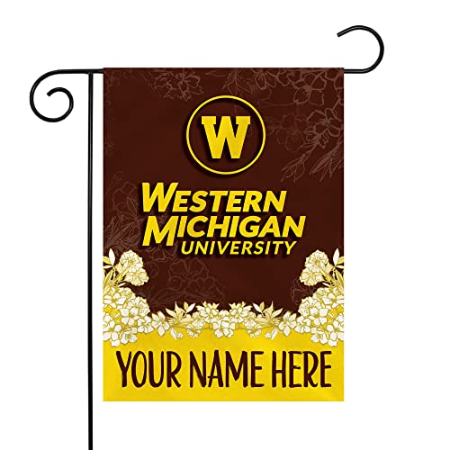 Rico Industries NCAA Western Michigan Broncos Personalized Garden Flag