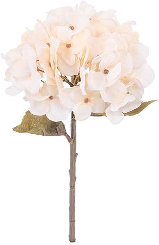 Miniatura 8 de KAHAUL Flores artificiales de hortensias de seda, decoración para ramo de boda, hogar, fiesta, decoración de apertura de tienda (paquete de 4) (Tafy)