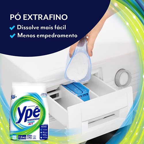 Ypê Lava Roupas em Pó Power Act 1,6Kg (Sachê)