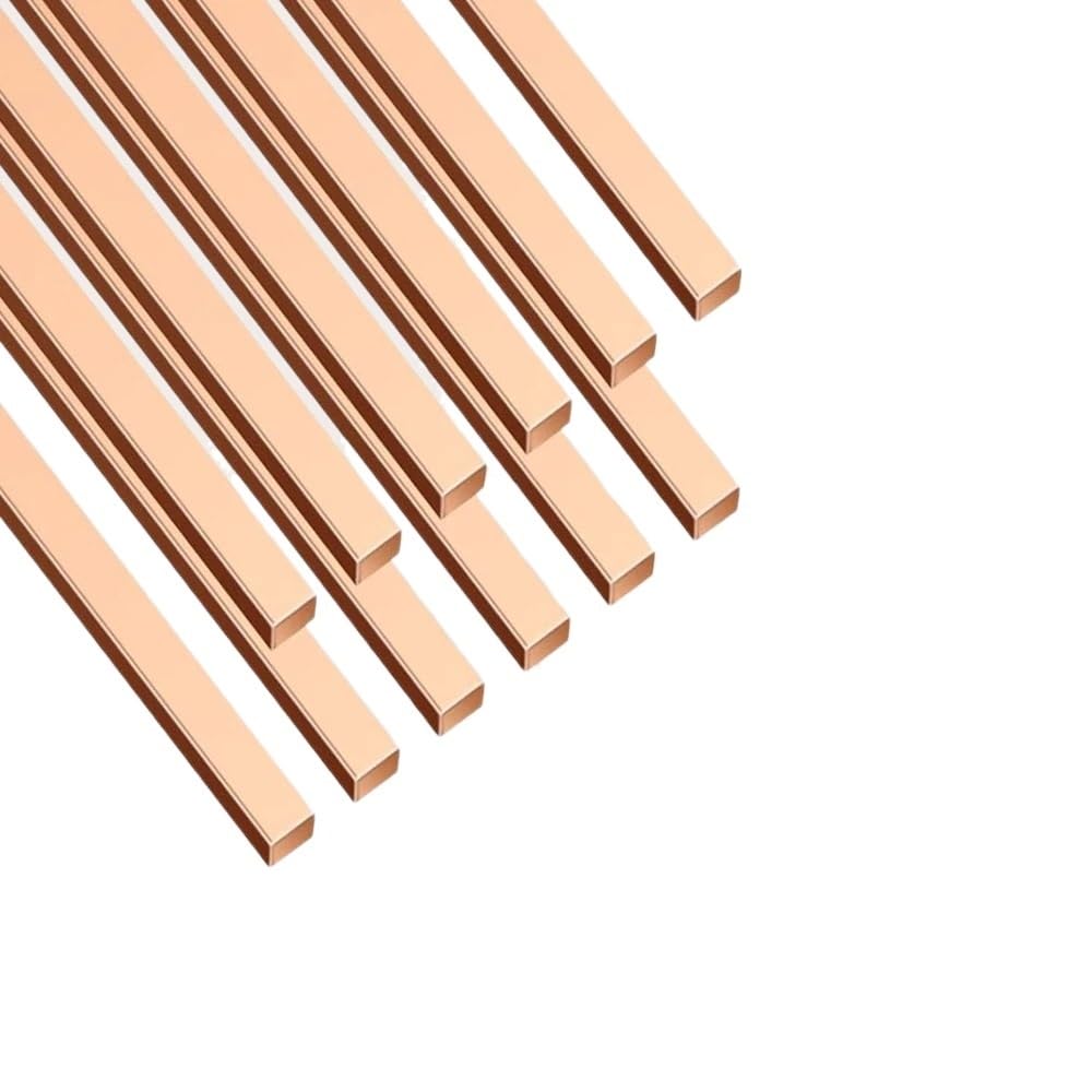 Pręty lutownicze BCuP-5 z miedzią fosforowo-srebrową, 10 szt., 15% Ag, płaskie, 0,05" x 0,13", do rur miedzianych w lodówkach klimatyzacyjnych