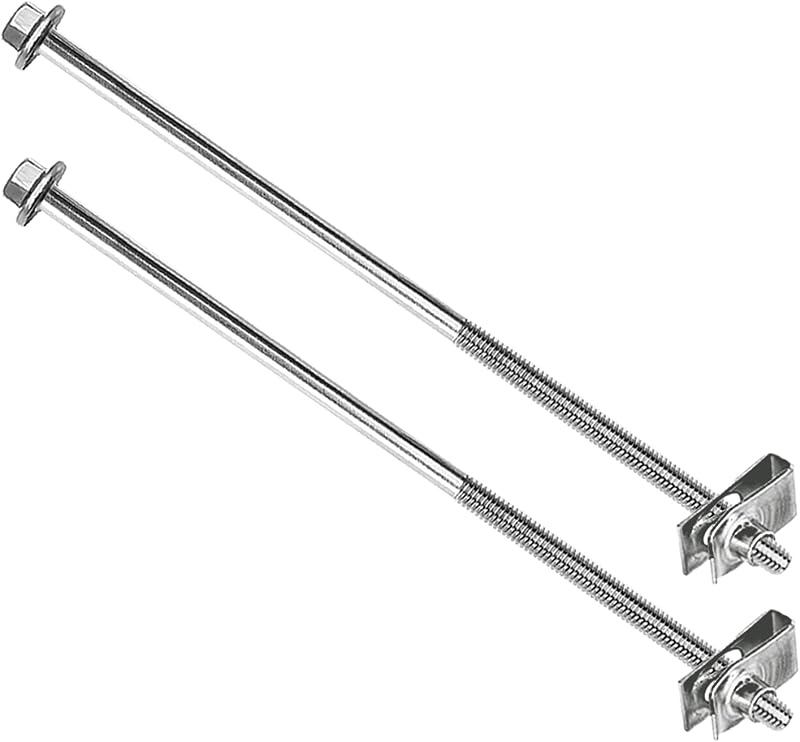 Parafuso de fixação da bateria ARONOVA M6 em aço inoxidável 304 para Dodge Dakota, Durango e Ram – 2 unidades
