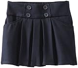 Dockers Girls' Uniform 4 Button Skirt with Piping