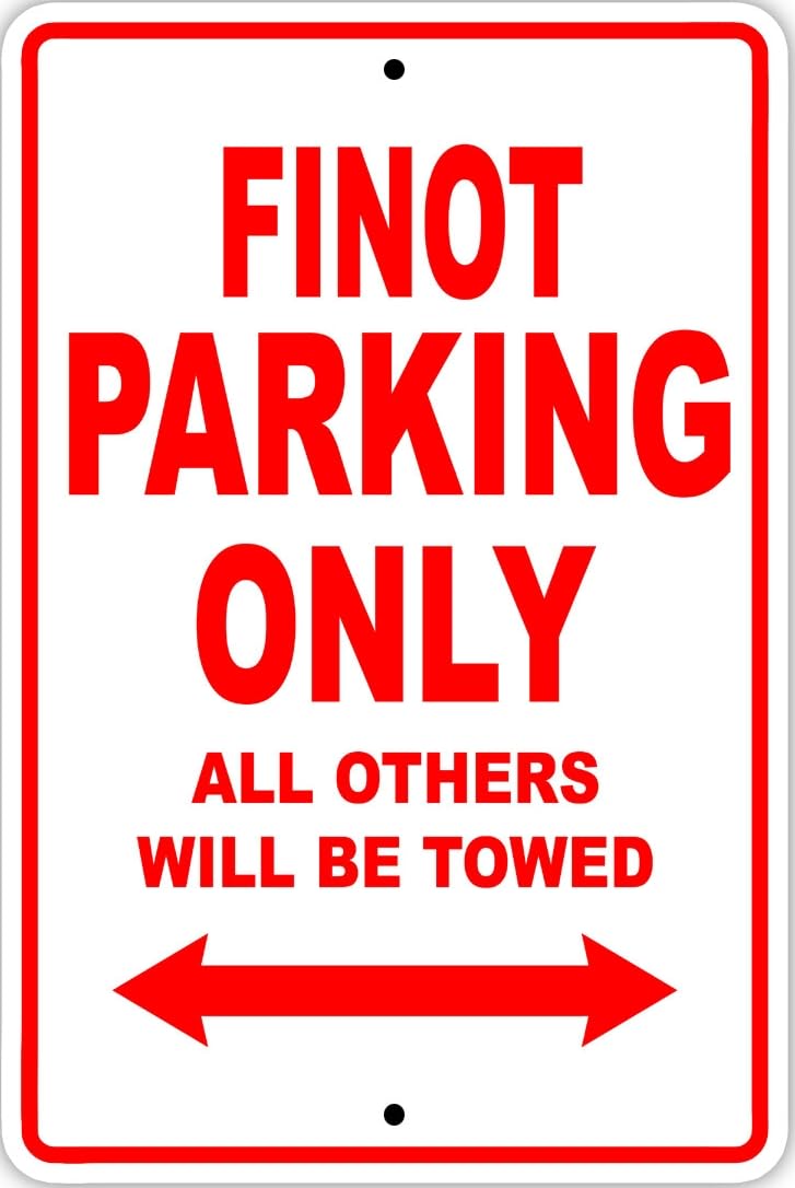 Finot Parking Only Boat Ship Decor Novelty Notice Metal Sign