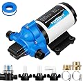 VIVOSUN Water Pressure Pump, 115VAC 4 GPM 45 PSI Diaphragm Water Pump/Strainer for Bathrooms, Kitchens, RVs, and Yachts (Fixable)