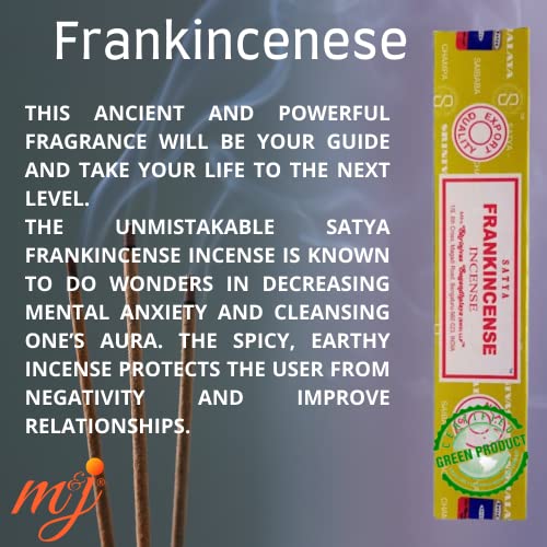 Original Satya Nag Champa Frankincense Incense Sticks - Image 2