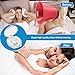 Anti Snoring, Rlloy 2 Pack Magnetic Silicone Anti Snore Stopper Clip Professional Silent Snore Reducing Aid for Men and Girl,Snore Away