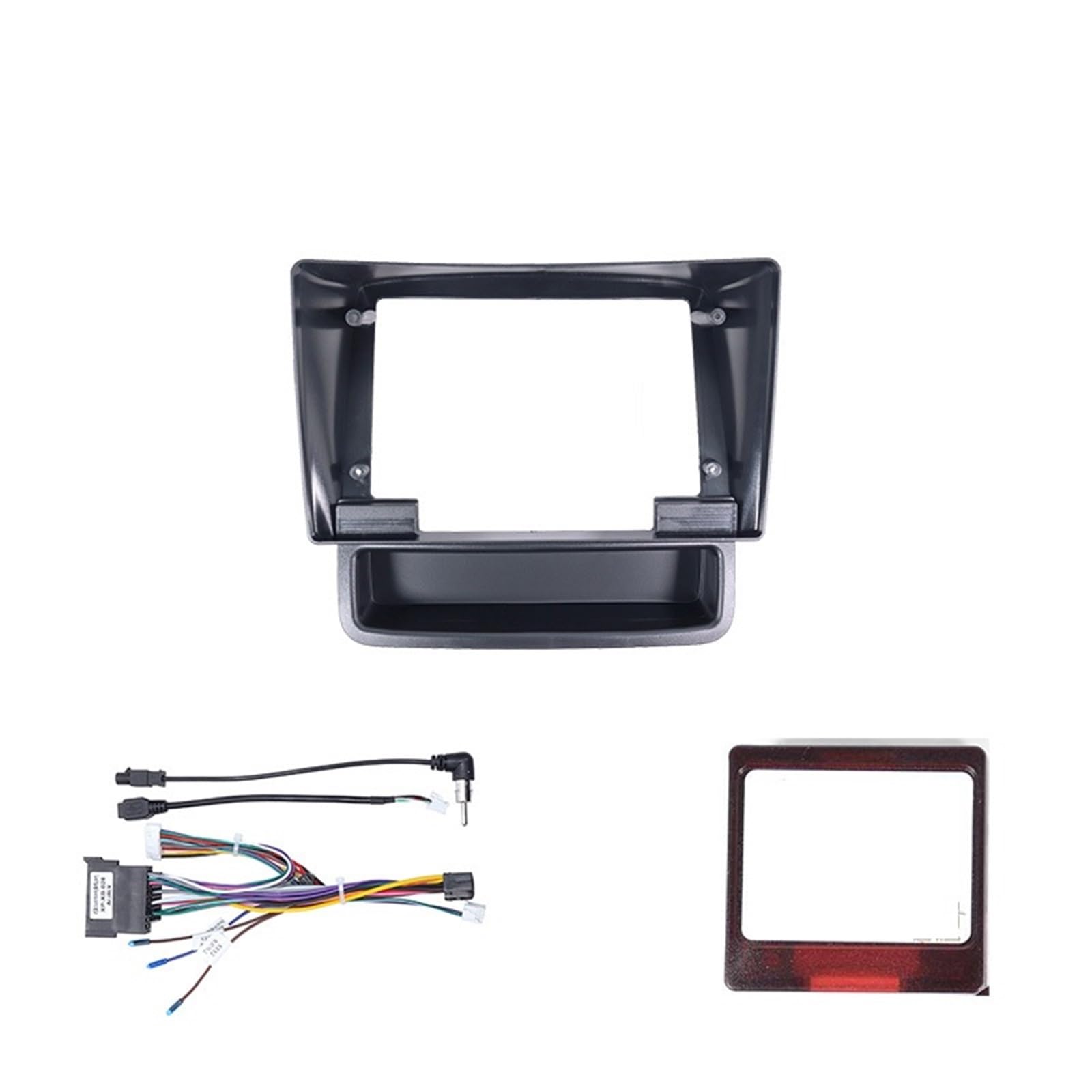 Car Radio Frame Kit Fit for Renault TRAFIC for OPEL VIVARO 2006-2015 9/10.1 Inch Adapter Radio Dash Panel Kit Car Frame Fascia Radio Adapter(Frame B 10in Set01)