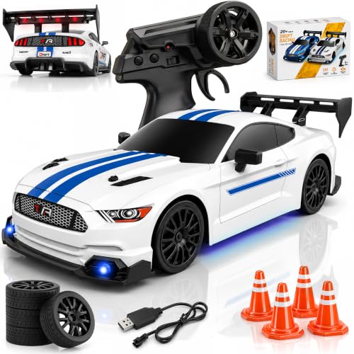 Image of The Little Ones 4x4 Rc Drifting Car - Rc Drift Cars High Speed Remote Control Drift Car 2.4GHz Remote Control Drift Stunt Off Road Cars 360 Rotation Toys for Kids & Adults Boys & Girls [Drifter X]