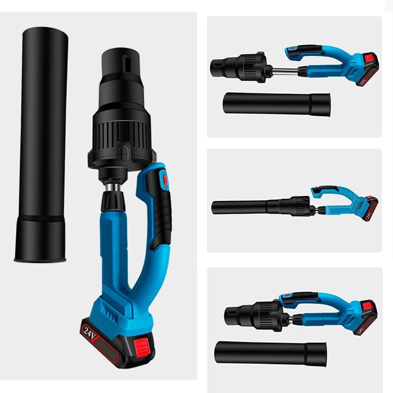 Generic Cordless Leaf Blower, 4000mAh Battery, Lightweight, Blue