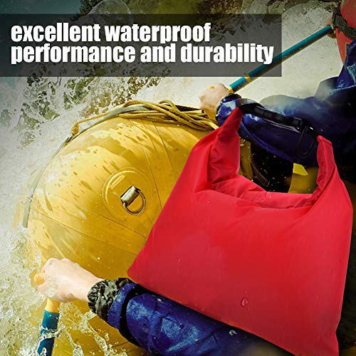 2 piezas Bolsa Seca Impermeable para Exterior, bolsa pequeña impermeable 1.5L para actividades al aire libre, camping, senderismo y rafting miniatura 3