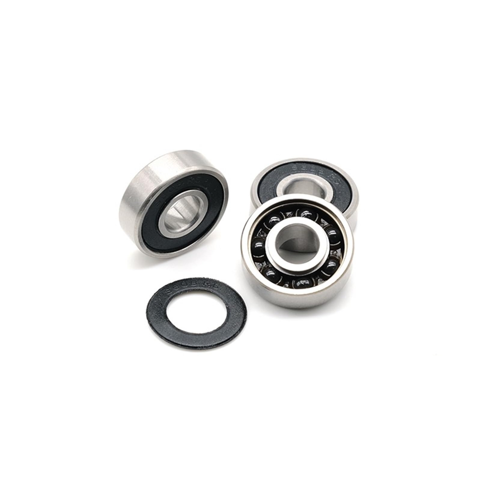 Roulements rigides à billes Lot de 8 roulements hybrides en céramique ABEC-9 608 2RS 8 x 22 x 7 mm for skateboard Spinner, roulements à billes en nitrure de céramique Pro Series 608RS Si3N4