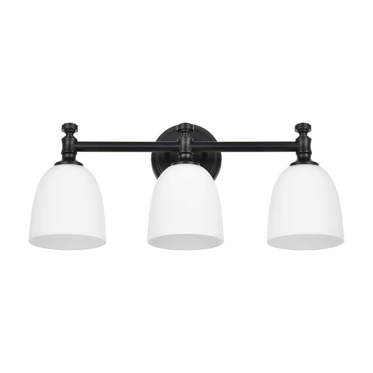 Ntsunxeko Black Bathroom Vanity Light, 3-Light Bathroom Light Fixtures Over