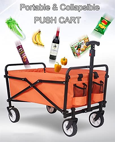 Garden Trolley Buiten Tuinwagen, Opvouwbare Rollende Opbergwagen Voor Picknick/Tuin/Reizen, Gemakkelijk Te Dragen (Color… - Image 3