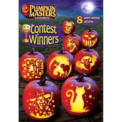 Pumpkin Masters America's Favorite Halloween Pumpkin Carving Kits Contest Winners 8 Award- Winning...