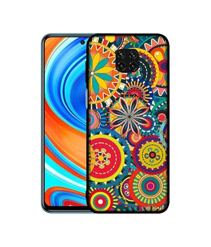 Image of Ring Pattern Print Design Premium 2D Printed Metal Back Case Cover for Mi Redmi Note 9 Pro /Note 9 Pro Max /Poco M2 Pro