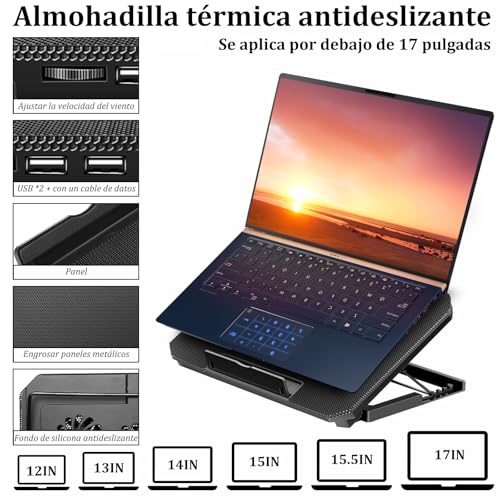 Accesorios De Computadoras, Personal Computer base enfriadora laptop Marca EUARD (3)