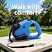 Escapeproof Retractable Dog Leash for Puppy Training, Pet Walking Traction Rope